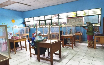 Awali Tahun Pelajaran Baru, MIN 15 HSU Laksanakan Matsama Secara Sederahana